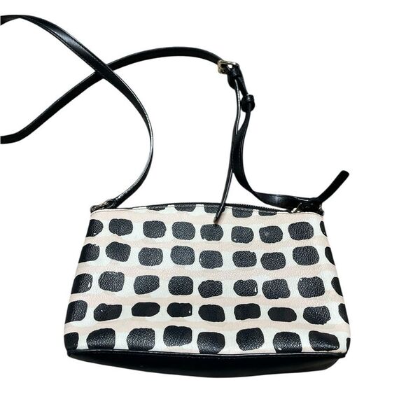 Kate Spade Millie Grove Street Polka Dot Crossbody Bag Black Pink White - Picture 6 of 11